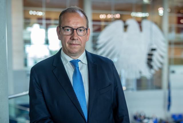 FILED - 21 May 2025, Berlin: German Parliamentary Commissioner for the Armed Forces, Henning Otte, is pictured after his election at the Bundestag. Photo: Michael Kappeler/dpa
