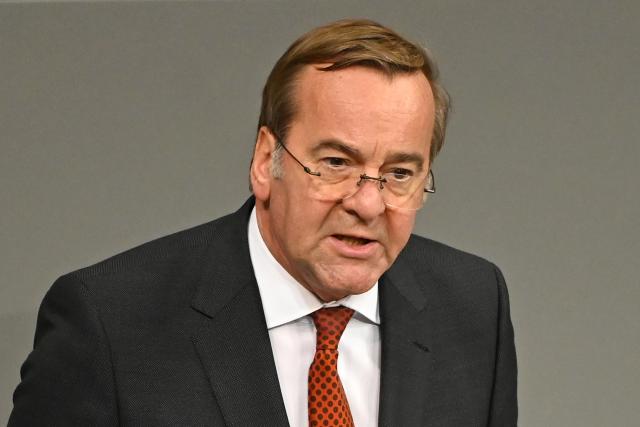 12 November 2025, Berlin: German Minister of Defense Boris Pistorius speaks in the 39th plenary session of the 21st legislative period in the German Bundestag. Photo: Elisa Schu/dpa