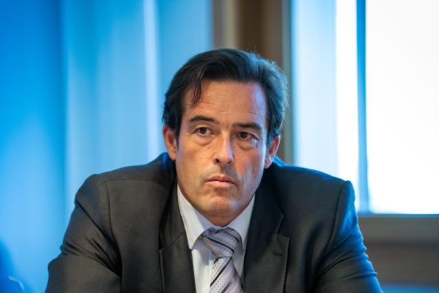 FILED - 26 July 2019, Berlin: Volker Treier, foreign trade expert of the German Chambers of Industry and Commerce (DIHK), attends an event. Photo: Soeren Stache/dpa