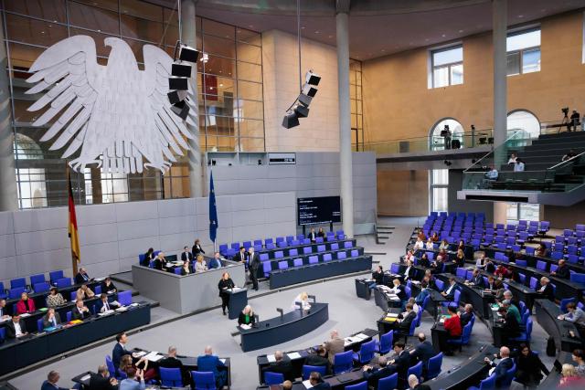 14 November 2025, Berlin: Members of the Bundestag take part in the 41st plenary session of the 21st legislative period in the German Bundestag. Photo: Carsten Koall/dpa