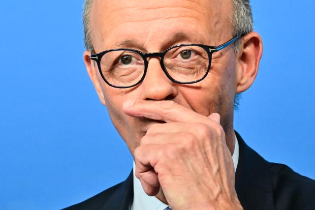 14 November 2025, Berlin: German Chancellor Friedrich Merz speaks during the Federal Assembly of the Christian Democratic Union of Germany (CDU) Local Political Association in the Konrad Adenauer House. Photo: Sebastian Christoph Gollnow/dpa