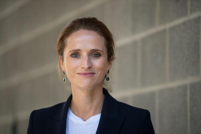 FILED - 28 September 2020, Leutenbach: Verena Pausder, Chairwoman of the German Startup Association, poses for a photo in Leutenbach. Photo: Marijan Murat/dpa
