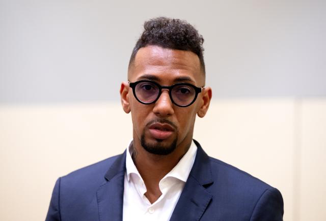 FILED - 05 July 2024, Bavaria, Munich: Then Germany's footballer Jerome Boateng, stands at the regional court in Munich. Former German international Jerome Boateng has spoken publicly for the first time about the death of his ex-girlfiend, Kasia Lenhardt, in a new documentary. Photo: Sven Hoppe/dpa