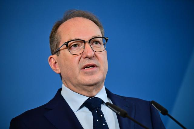 19 November 2025, Berlin: German Minister of the Interior Alexander Dobrindt speaks during a press conference on the cabinet's decisions at the Federal Ministry of the Interior. Photo: Sebastian Christoph Gollnow/dpa