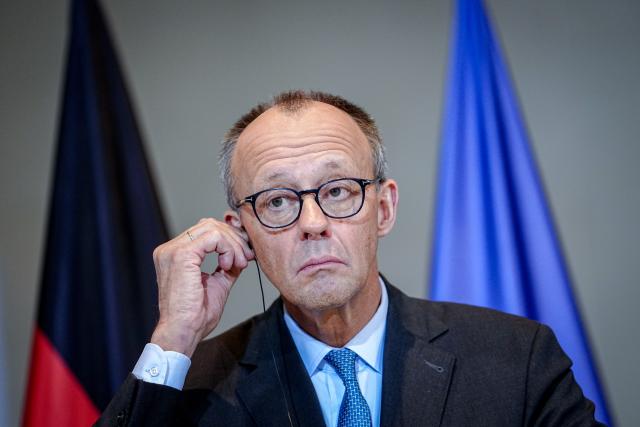 19 November 2025, Berlin: German Chancellor Friedrich Merz gives a press conference in the Federal Chancellery. Photo: Kay Nietfeld/dpa