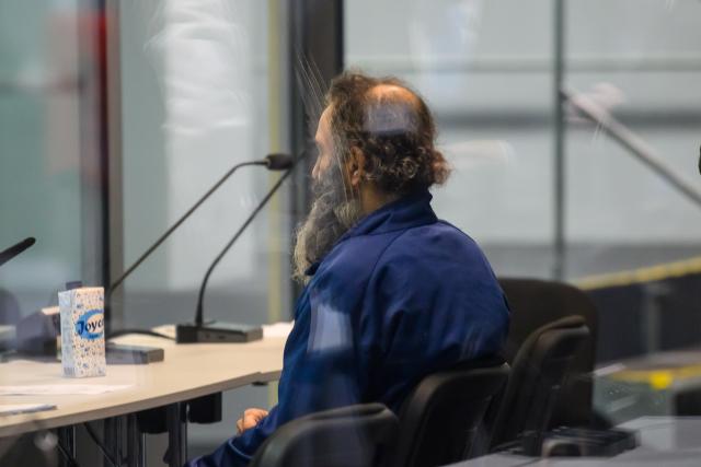 25 November 2025, Saxony-Anhalt, Magdeburg: Defendant Taleb al-Abdulmohsen sits in a bulletproof glass box at Magdeburg District Court during the trial. The public prosecutor's office is accusing the man from Saudi Arabia of 338 counts of attempted murder. On December 20, 2024, Taleb al-Abdulmohsen drove into a crowd of people at Magdeburg's Christmas market, killing 6 and injuring more than 300 people. Photo: Klaus-Dietmar Gabbert/dpa