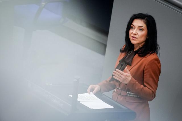 25 November 2025, Berlin: Katherina Reiche, German Minister for Economic Affairs and Energy, speaks at the Bundestag session at the start of the budget week. Photo: Kay Nietfeld/dpa