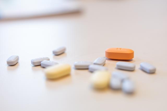 FILED - 29 November 2024, Berlin: HIV medications are displayed on a table at the premises of Berliner Aids-Hilfe e.V. (Berlin AIDS Help Association) ahead of World AIDS Day on December 1. The cut in international AIDS funding has had far-reaching consequences and sent shock waves through low and middle-income countries affected by the pandemic, UNAIDS, the UN's programme to combat the disease, reported in Geneva on Tuesday. Photo: Hannes P Albert/dpa