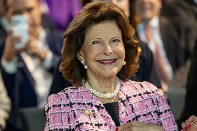 25 November 2025, Berlin: Queen Silvia of Sweden attends the award ceremony for the German SME Award 2025 of the SME and Economic Union (MIT). Photo: Fabian Sommer/dpa