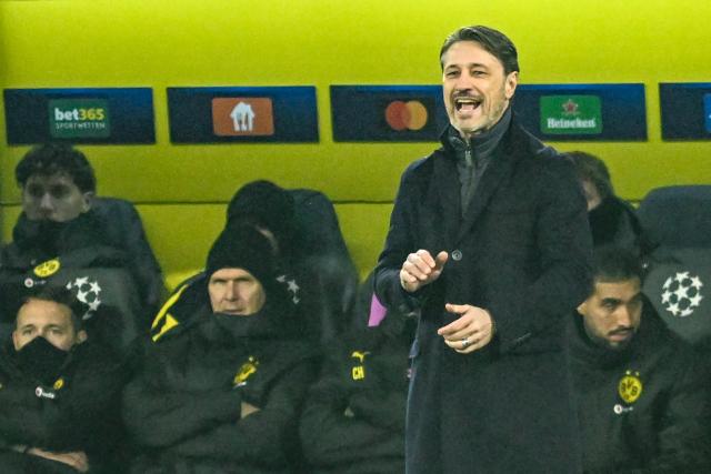 25 November 2025, North Rhine-Westphalia, Dortmund: Borussia Dortmund coach Niko Kovac reacts on the touchline during the UEFA Champions League soccer match between Borussia Dortmund and FC Villarreal at Signal Iduna Park. Photo: Bernd Thissen/dpa