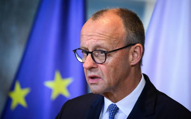 01 December 2025, Berlin: German Chancellor Friedrich Merz speaks during a joint press conference with Polish Prime Minister Donald Tusk, on the occasion of the German-Polish government consultations at the Federal Chancellery in Berlin. Photo: Bernd von Jutrczenka/dpa