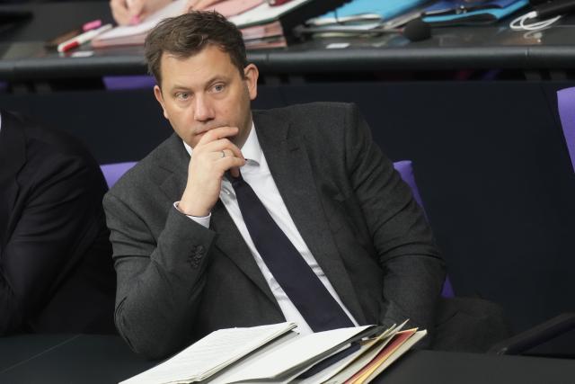 04 December 2025, Berlin: Lars Klingbeil, Germany's Minister of Finance, follows the debate in the German Bundestag. Photo: Michael Kappeler/dpa