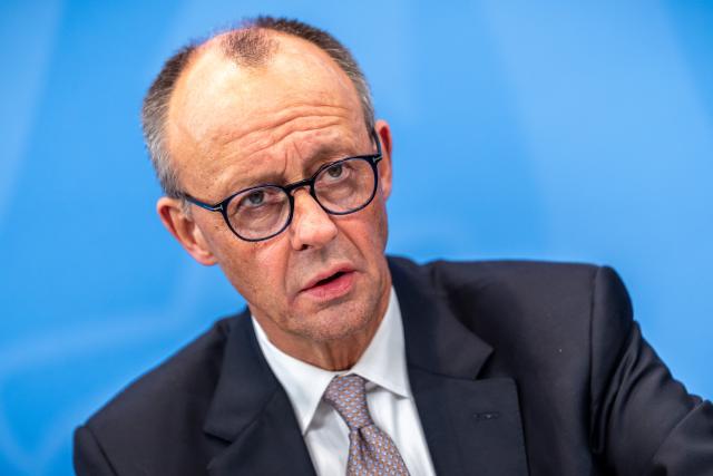 04 December 2025, Berlin: German Chancellor Friedrich Merz speaks during a press conference after the Minister Presidents' Conference with the heads of the federal states. Photo: Michael Kappeler/dpa