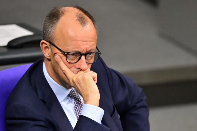 FILED - 05 December 2025, Berlin: German Chancellor Friedrich Merz follows the German Bundestag session on the modernization of military service. Photo: Sebastian Christoph Gollnow/dpa