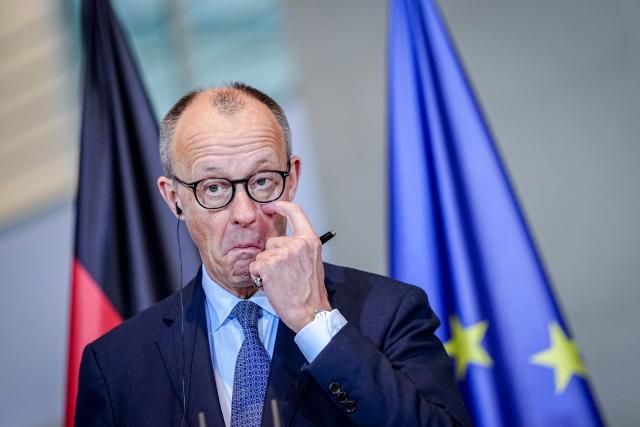 10 December 2025, Berlin: German Chancellor Friedrich Merz attends a joint press conference with the Prime Minister of the Republic of Croatia, Andrej Plenkovic, at the Federal Chancellery in Berlin. Photo: Kay Nietfeld/dpa