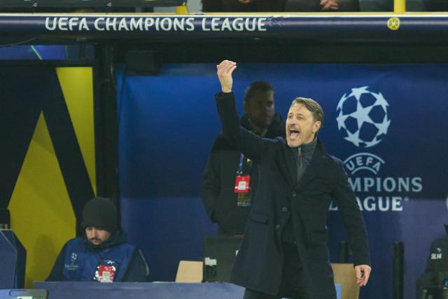 10 December 2025, North Rhine-Westphalia, Dortmund: Borussia Dortmund coach Niko Kovac gestures on the touchline during the UEFA Champions League soccer match between Borussia Dortmund and FK Bodoe/Glimt at Signal Iduna Park. Photo: Bernd Thissen/dpa