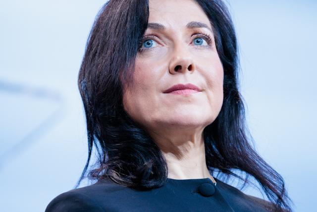 11 December 2025, Berlin: Katherina Reiche, Germany's Minister for Economic Affairs and Energy, delivers a statement to the press ahead of the launch event for the Chemistry Agenda 2045. Photo: Carsten Koall/dpa