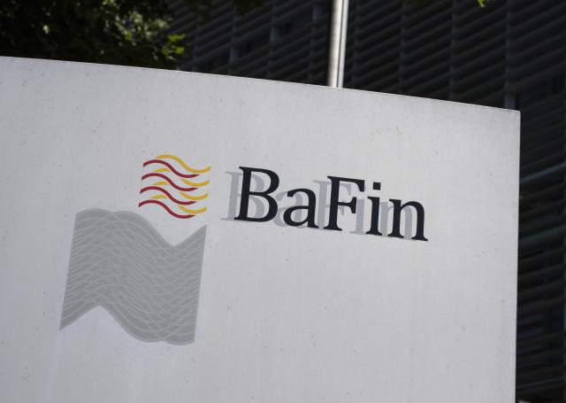FILED - 26 June 2020, Hesse, Frankfurt_Main: The Bafin Logo is seen on the headquarters of the German Financial Supervisory Authority in Hesse. BaFin has again taken action against Berlin-based online bank N26, citing "serious deficiencies" in its risk and complaints management as well as in the organization of its lending business. Photo: Boris Roessler/dpa
