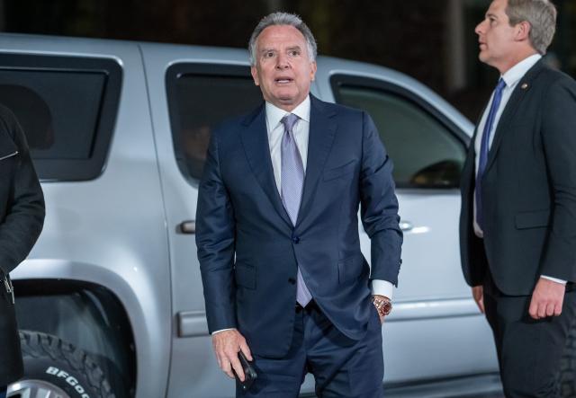 15 December 2025, Berlin: Steve Witkoff, US Special Envoy, arrives at the Chancellery. Consultations on a possible peace in Ukraine take place in Berlin. Photo: Michael Kappeler/dpa
