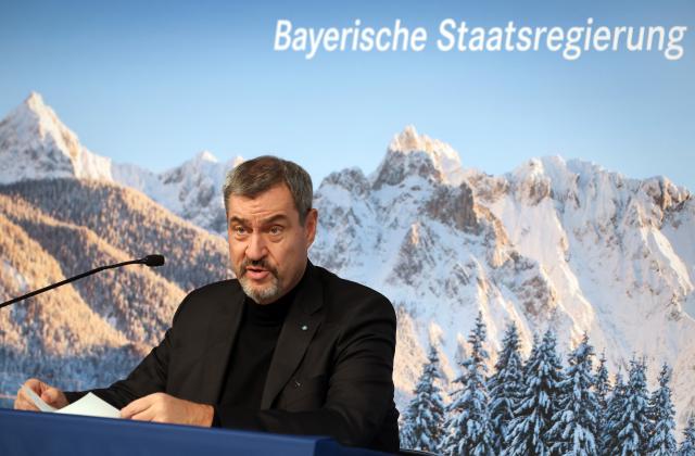 16 December 2025, Bavaria, Munich: Markus Soeder, Bavarian Minister President, speaks at a press conference. Photo: Karl-Josef Hildenbrand/dpa