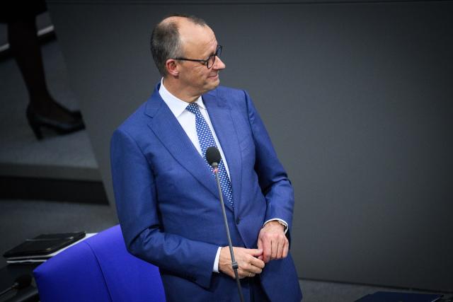 17 December 2025, Berlin: German Chancellor Friedrich Merz speaks during the one-hour government questioning in the 49th plenary session of the 21st legislative period of the German Bundestag. After questioning the parliamentarians, the Chancellor will make a government statement on the EU summit at the end of the week. The Bundestag will also discuss the Poverty and Wealth Report and the deployment of German soldiers in Iraq. Photo: Bernd von Jutrczenka/dpa
