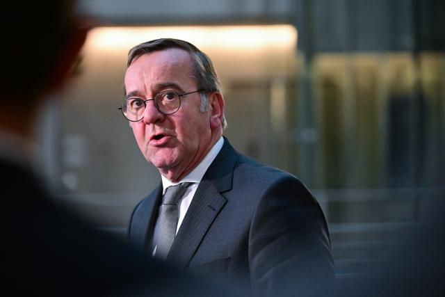 17 December 2025, Berlin: Boris Pistorius, German Minister of Defense,speaks after a meeting of the Bundestag's budget committee. Photo: Sebastian Christoph Gollnow/dpa