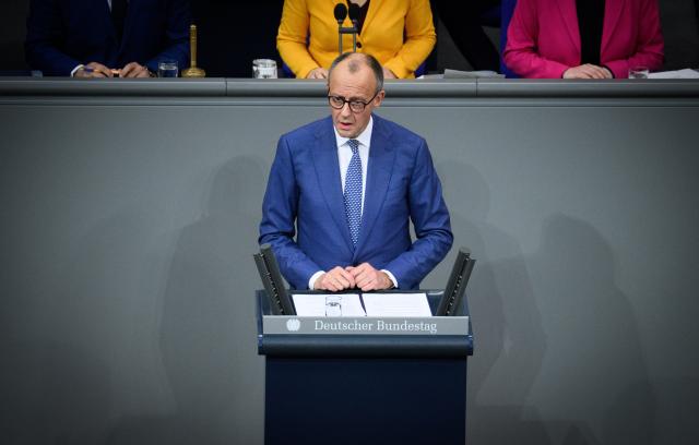 17 December 2025, Berlin: German Chancellor Friedrich Merz speaks during the one-hour government questioning in the 49th plenary session of the 21st legislative period of the German Bundestag. After questioning the parliamentarians, the Chancellor will make a government statement on the EU summit at the end of the week. The Bundestag will also discuss the Poverty and Wealth Report and the deployment of German soldiers in Iraq. Photo: Bernd von Jutrczenka/dpa