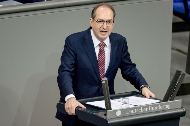 18 December 2025, Berlin: German Minister of the Interior, Alexander Dobrindt  speaks at the 50th plenary session of the 21st legislative period at the German Parliament (Bundestag). Photo: Fabian Sommer/dpa