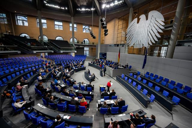 18 December 2025, Berlin: A general view of the 50th plenary session of the 21st legislative period at the German Parliament (Bundestag). Photo: Fabian Sommer/dpa
