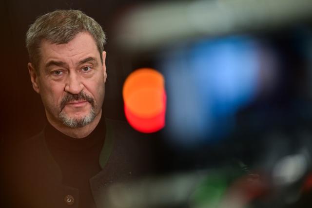 19 December 2025, Berlin: Markus Soeder, Minister President of Bavaria, attends the 1060th session of the Bundesrat. Topics include the 2026 budget, the pension package, the restaurant tax and the military service reform. Photo: Sebastian Gollnow/dpa