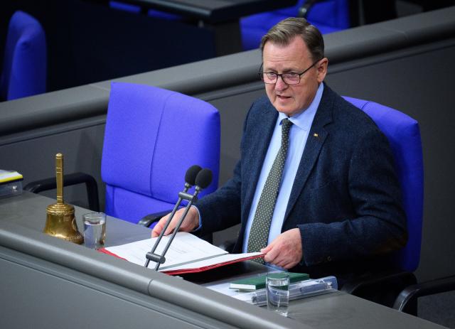 FILED - 26 September 2025, Berlin: Deputy President of the Bundestag Bodo Ramelow opens the 29th plenary session of the 21st legislative period in the German Bundestag. Photo: Bernd von Jutrczenka/dpa