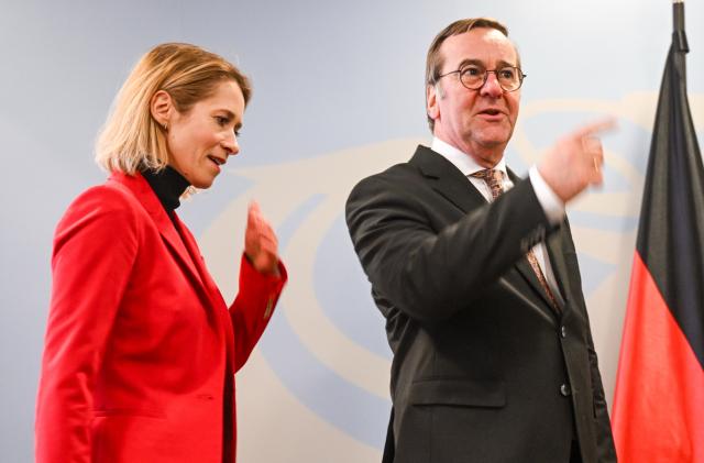 13 January 2026, Berlin: Boris Pistorius, German Minister of Defense, meets Kaja Kallas, Vice-President of the EU Commission. Kallas is in Berlin for talks on strengthening European defense preparedness. Photo: Britta Pedersen/dpa