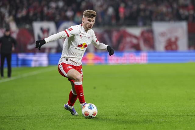 FILED - 20 December 2025, Saxony, Leipzig: RB Leipzig's Timo Werner in action during the German Bundesliga soccer match between RB Leipzig and Bayer Leverkusen at Red Bull Arena. Photo: Jan Woitas/dpa - IMPORTANT NOTE: In accordance with the regulations of the DFL German Football League and the DFB German Football Association, it is prohibited to utilize or have utilized photographs taken in the stadium and/or of the match in the form of sequential images and/or video-like photo series.