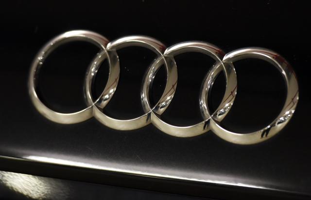 FILED - 28 June 2016, North Rhine-Westphalia, Duesseldorf: Rings of the Audi logo are seen in a garage in Duesseldorf. Photo: Caroline Seidel-Dißmannel/dpa