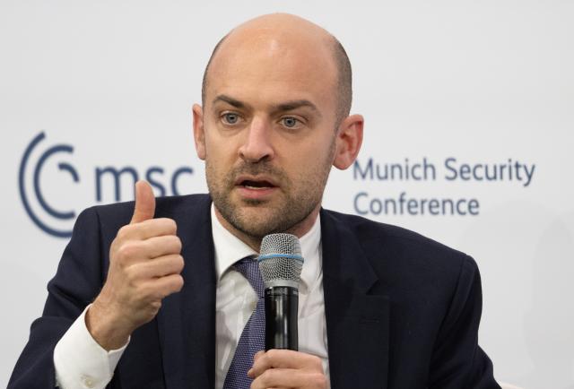 FILED - 15 February 2025, Bavaria, Munich: Jean-Noel Barrot, French Foreign Minister, speaks during the 61st Munich Security Conference (MSC). Photo: Boris Roessler/dpa