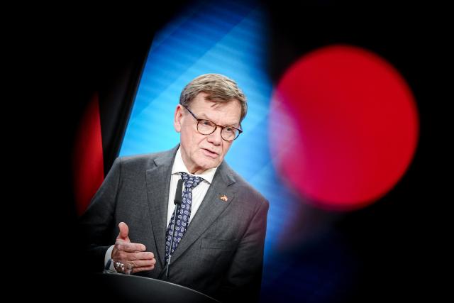 16 January 2026, Berlin: Johann Wadephul, German Foreign Minister speaks during a joint press conference with his Austrian counterpart Beate Meinl-Reisinger following theior meeting in Berlin. Photo: Kay Nietfeld/dpa