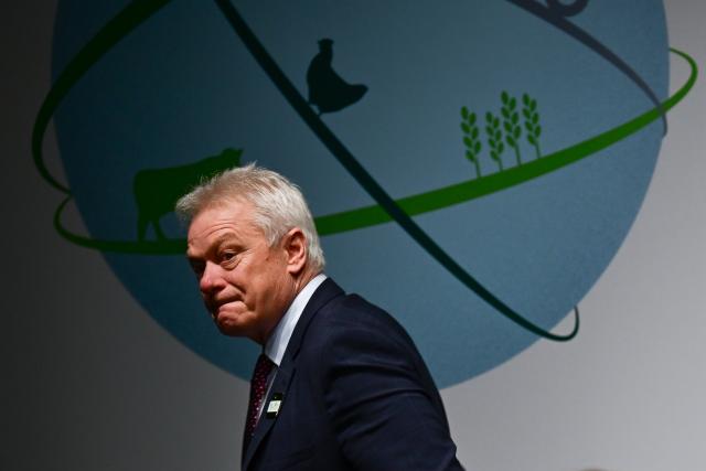 17 January 2026, Berlin: Alois Rainer, Germany's Minister of Food, Agriculture, and Rural Affairs, takes part in the Agriculture Ministers' Conference at the Global Forum for Food and Agriculture (GFFA) alongside representatives from more than 60 countries on the second day of the 90th International Green Week. Photo: Sebastian Christoph Gollnow/dpa