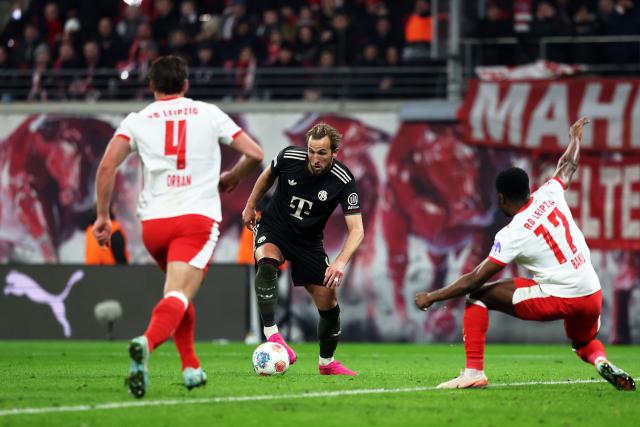 17 January 2026, Saxony, Leipzig: Bayern Munich's Harry Kane in action during the German Bundesliga soccer match between RB Leipzig and Bayern Munich at rhe Red bull Arena. Photo: Jan Woitas/dpa