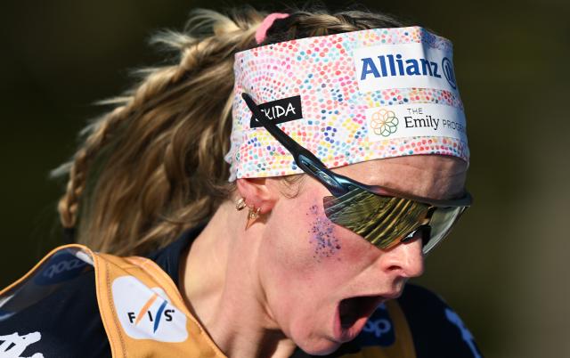 18 January 2026, Thuringia, Oberhof: US' Jessie Diggins in action during the Women's 10 km classic competition of the FIS Cross-Country Skiing World Cup in Oberhof. Photo: Hendrik Schmidt/dpa