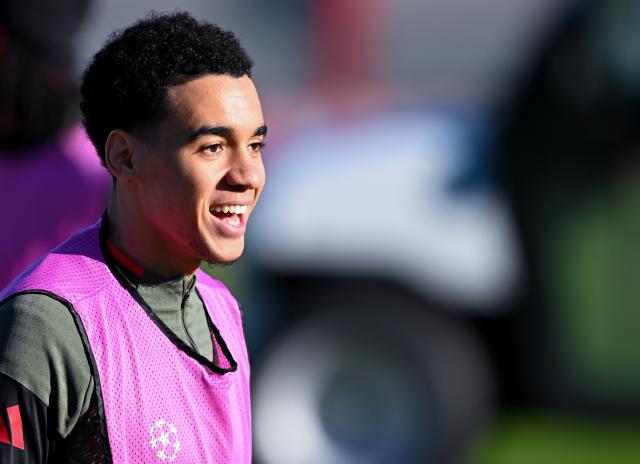 20 January 2026, Bavaria, Munich: Bayern Munich's Jamal Musiala takes part in the team's training session ahead of the UEFA Champions League soccer match against Union St. Gilloise. Photo: Sven Hoppe/dpa