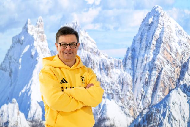 20 January 2026, Bavaria, Munich: Olaf Tabor, chef de mission of the Olympic team, attends the German Olympic Sports Confederation (DOSB) press conference on the nomination of the German team for the Winter Games in Milan and Cortina d'Ampezzo. Photo: Peter Kneffel/dpa