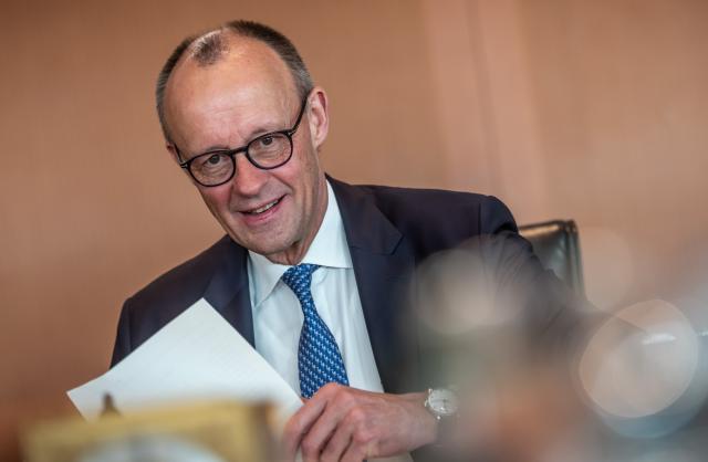 21 January 2026, Berlin: German Chancellor Friedrich Merz attends the German Cabinet meeting at the German Chancellery in Berlin. Photo: Michael Kappeler/dpa