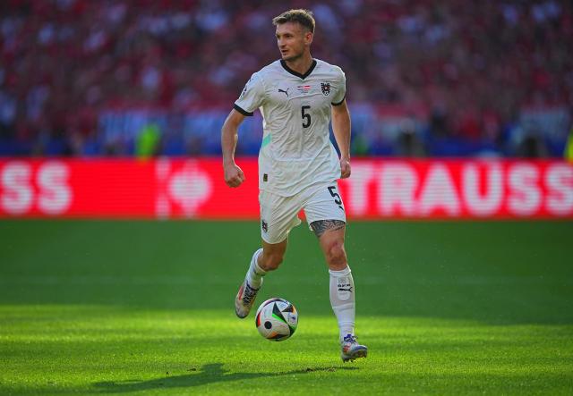 FILED - 25 June 2024, Berlin: Austria's Stefan Posch in action during the UEFA Euorp 2024 soccer match between Netherlands and Austria at Olypic Stadium. Mainz have signed Austrian Stefan Posch on loan for the rest of the season to bolster their defence, the struggling Bundesliga club said on Thursday. Photo: Michael Kappeler/dpa