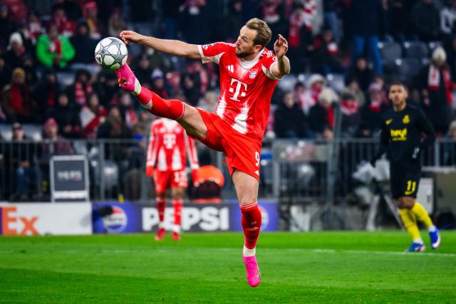 FILED - 21 January 2026, Bavaria, Munich: Bayern Munich's Harry Kane in action during the UEFA Champions League soccer match between Bayern Munich and Union St. Gilloise at the Allianz Arena. Photo: Tom Weller/dpa