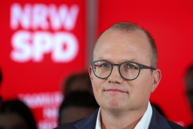 23 January 2026, North Rhine-Westphalia, Duesseldorf: Jochen Ott, The Social Democratic Party of Germany (SPD) leading candidate for the North Rhine-Westphalia state election, attends a press conference. Photo: Christoph Reichwein/dpa