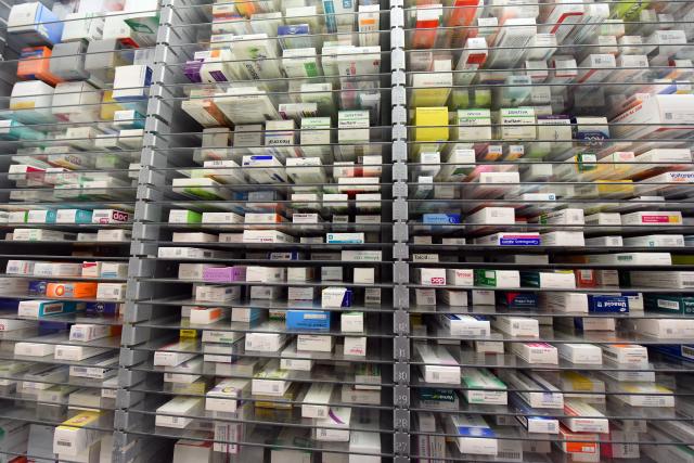 FILED - 06 March 2020, Saxony, Leipzig: Medicines are stored in a pharmacy warehouse. The German Ministry of Health has announced a supply shortage for certain antibiotics. Photo: Waltraud Grubitzsch/dpa-Zentralbild/dpa