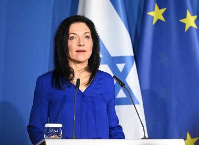27 January 2026, Berlin: Katherina Reiche, German Minister for Economic Affairs and Energy, speaks at the German-Israeli Economic Forum in Berlin. Photo: Elisa Schu/dpa