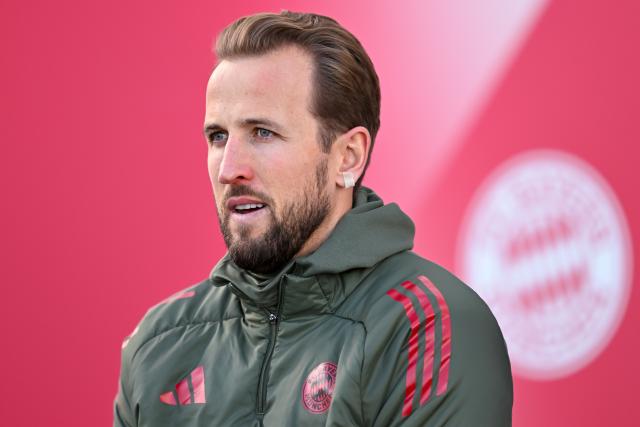 27 January 2026, Bavaria, Munich: Bayern Munich's Harry Kane attends the team's training session at the Saebener Strasse training ground ahead of the UEFA Champions League soccer match against PSD Eindhoven. Photo: Sven Hoppe/dpa
