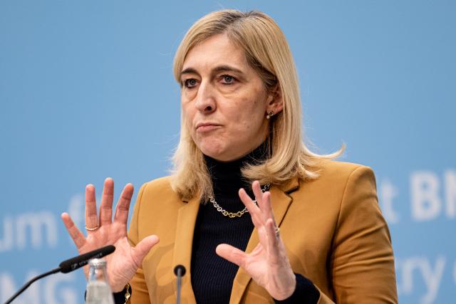 27 January 2026, Berlin: German Health Minister, Nina Warken, speaks during a press conference on plans for a system of primary care physicians. Photo: Fabian Sommer/dpa
