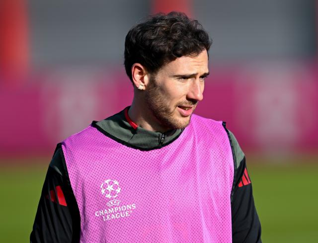 FILED - 27 January 2026, Bavaria, Munich: Bayern Munich's Leon Goretzka takes part in the team's training session ahead of the UEFA Champions league soccer match against PSV Eindhoven. Goretzka has revealed his openness to his first professional experience outside of Germany, as his contract with the Bavarian giants nears its end this season. Photo: Sven Hoppe/dpa